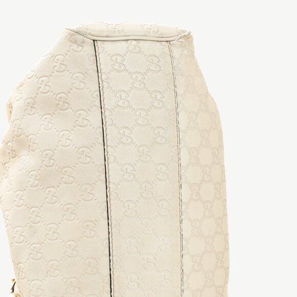 Gucci Sukey Guccissima Beige Leather Tote - Picture 5 of 14
